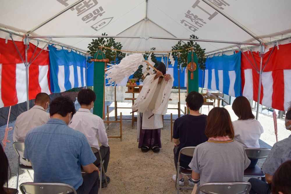 「筑紫野市08」注文住宅現場リポート①【地鎮祭】
