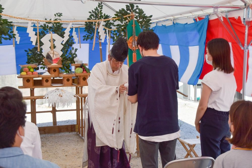 「筑紫野市08」注文住宅現場リポート①【地鎮祭】