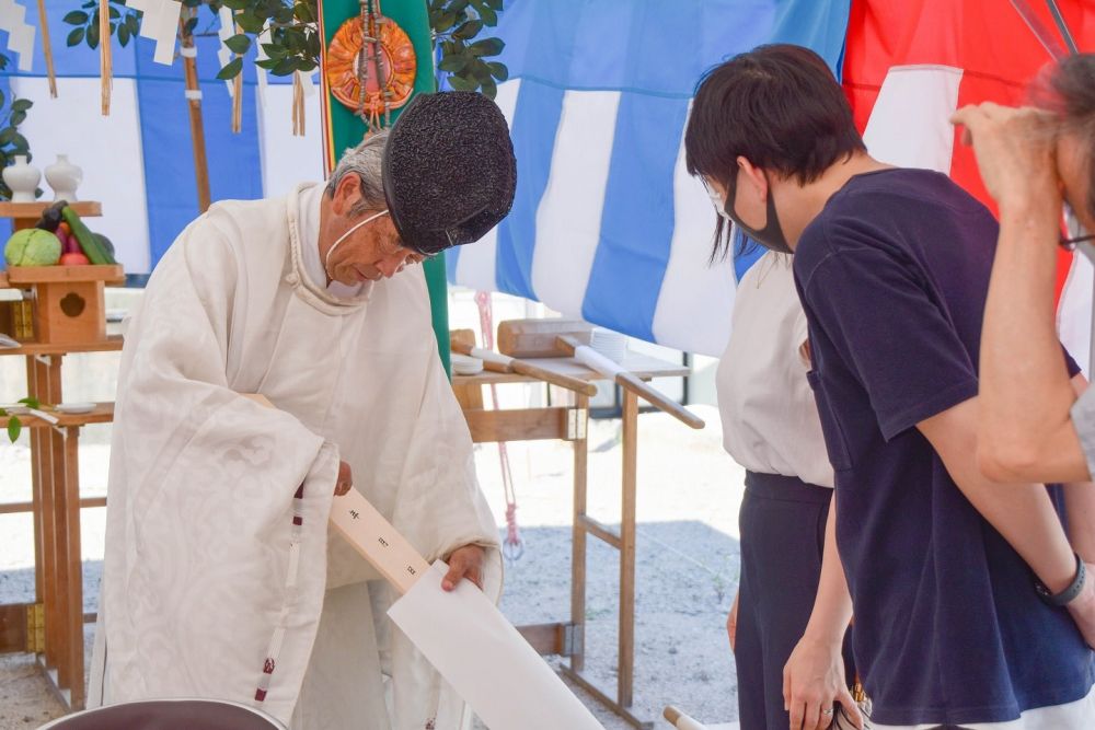 福岡県筑紫野市08　注文住宅建築現場リポート①　～地鎮祭～