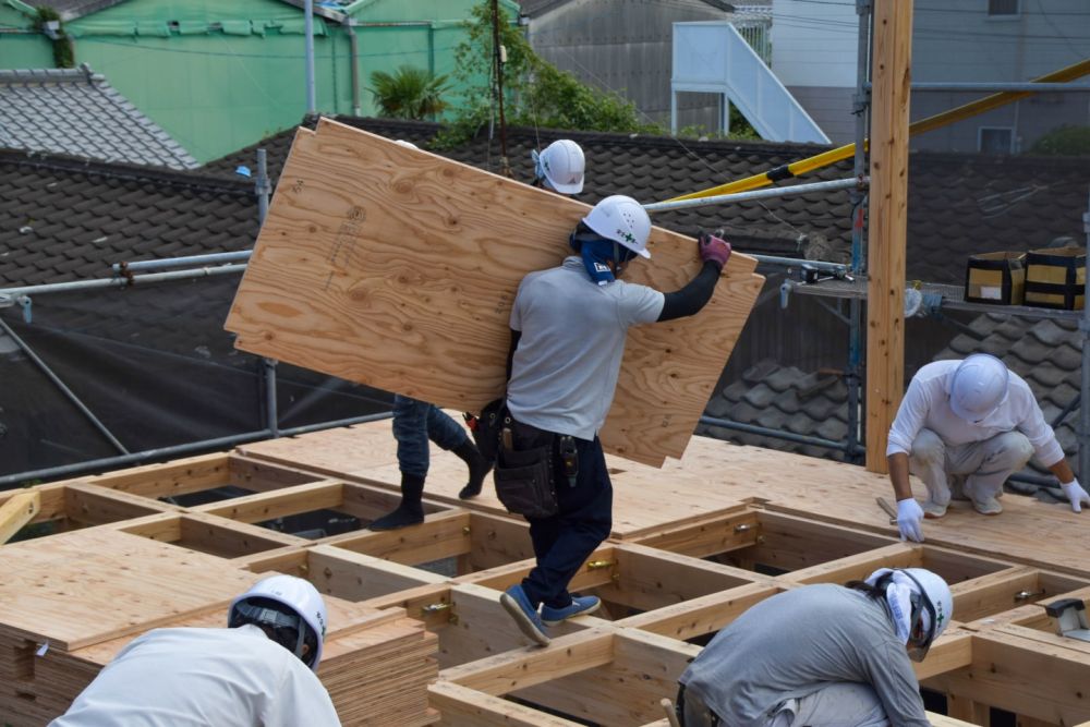 福岡県古賀市06　注文住宅建築現場リポート④　～上棟式～