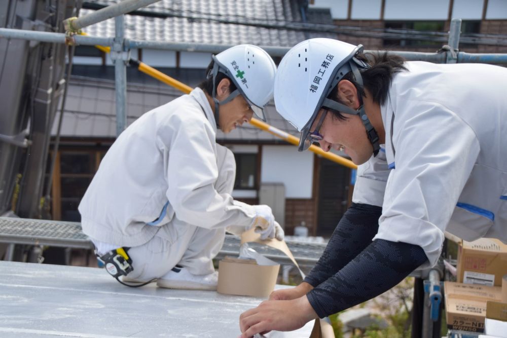 福岡県古賀市06　注文住宅建築現場リポート④　～上棟式～