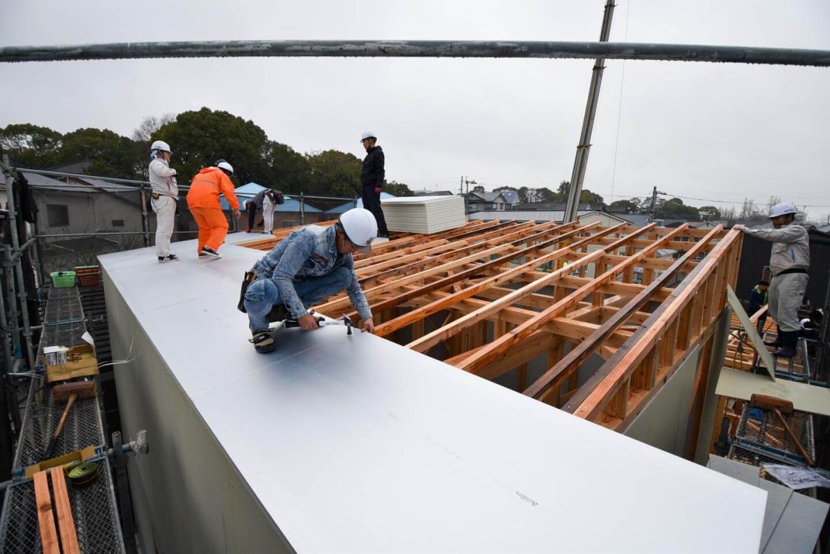 福岡県福岡市城南区09　注文住宅建築現場リポート④　～上棟式・後編～