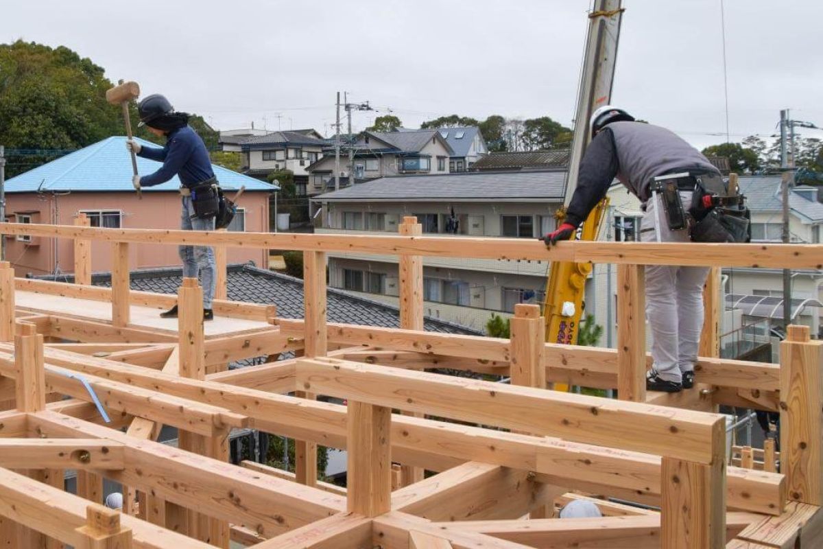 福岡県福岡市城南区09　注文住宅建築現場リポート④　～上棟式・後編～