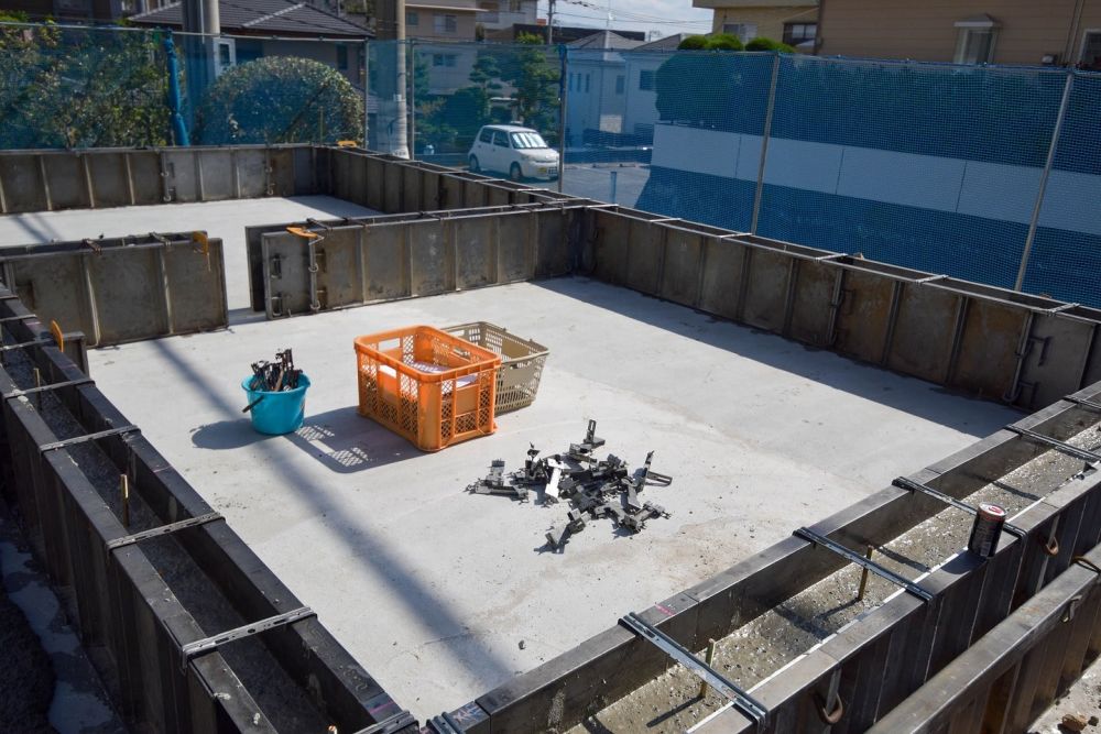 「福岡市西区拾六町01」注文住宅現場リポート①【基礎工事】【立ち上がりコン】