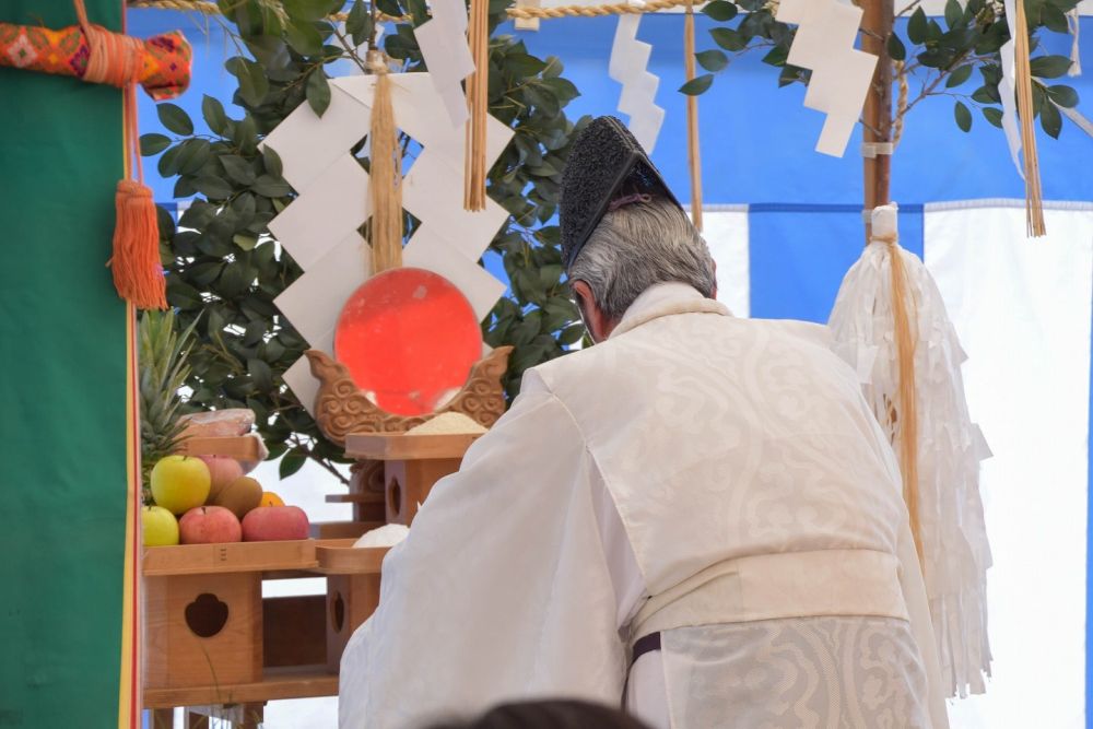 福岡県早良区野芥01　注文住宅建築現場リポート①　～地鎮祭～