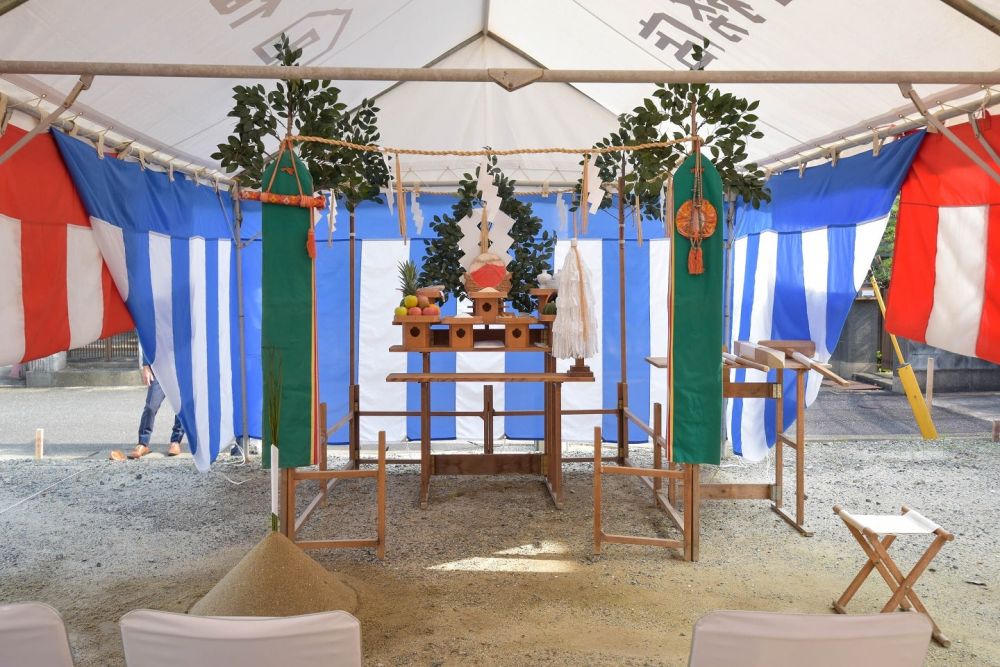 「福岡市早良区野芥01」注文住宅現場リポート①【地鎮祭】