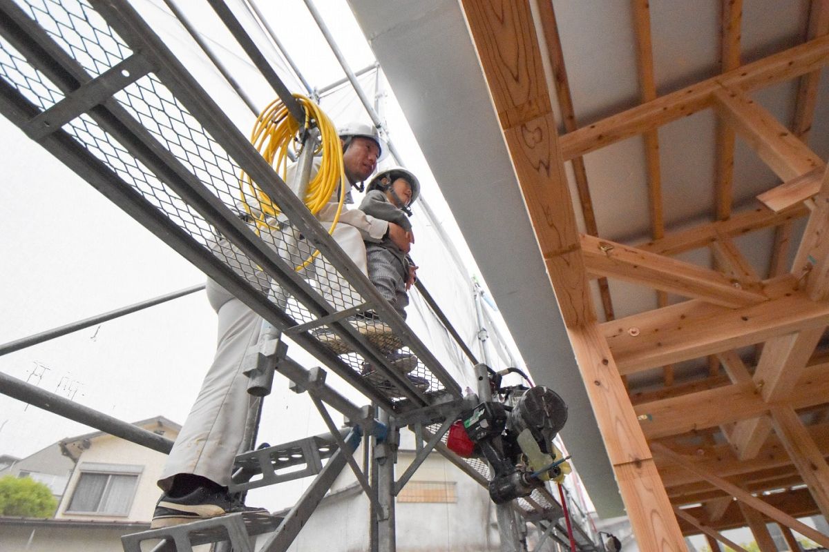 福岡県福岡市城南区11　注文住宅建築現場リポート④　～上棟式・後編～