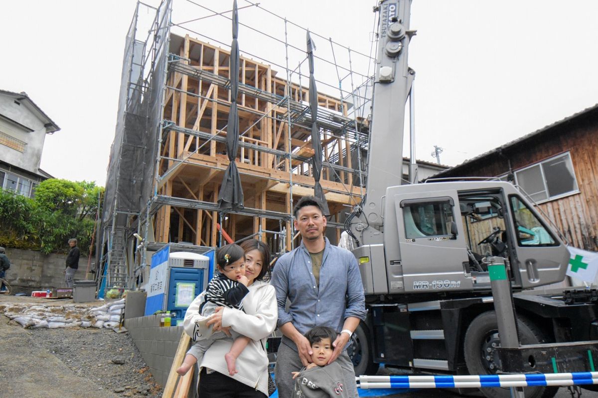 「福岡市城南区11」注文住宅現場リポート④【上棟式】