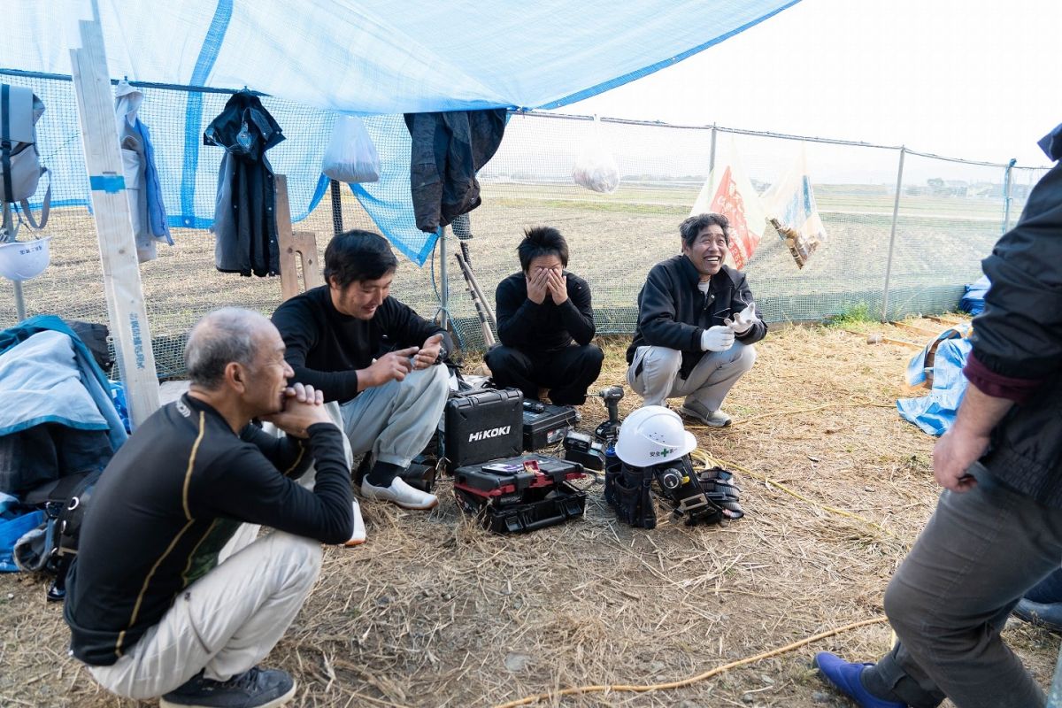 福岡県三井郡大刀洗町04　注文住宅建築現場リポート③　～上棟式～