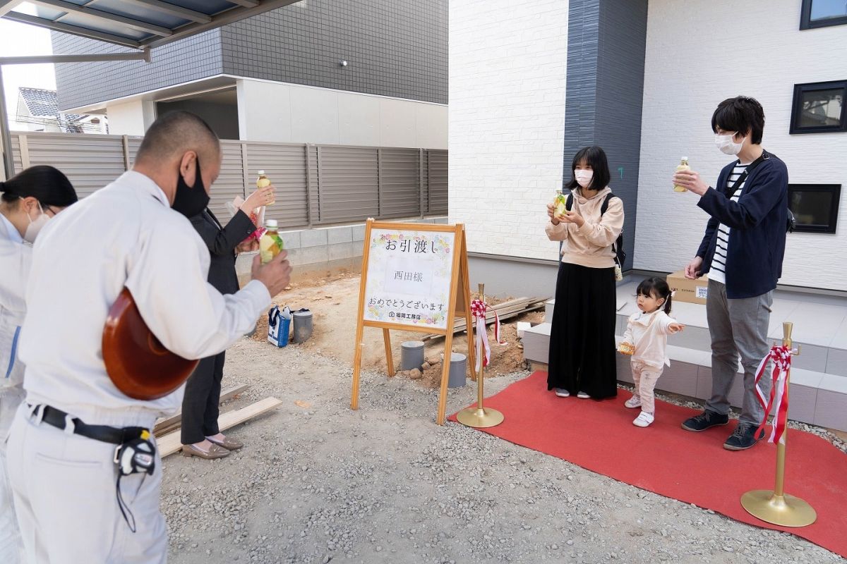 「太宰府市10」注文住宅現場リポート⑥【お引き渡し式】