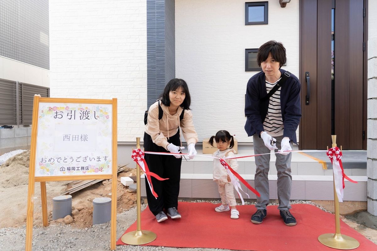 「太宰府市10」注文住宅現場リポート⑥【お引き渡し式】