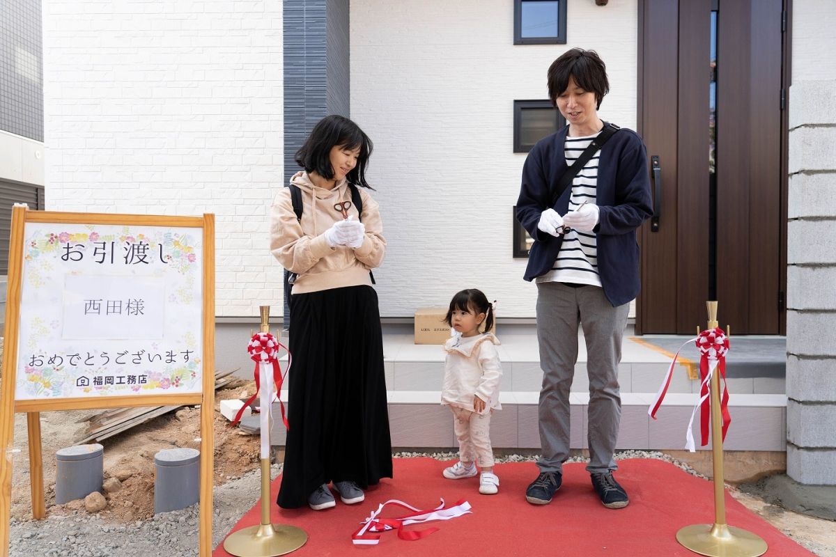 「太宰府市10」注文住宅現場リポート⑥【お引き渡し式】