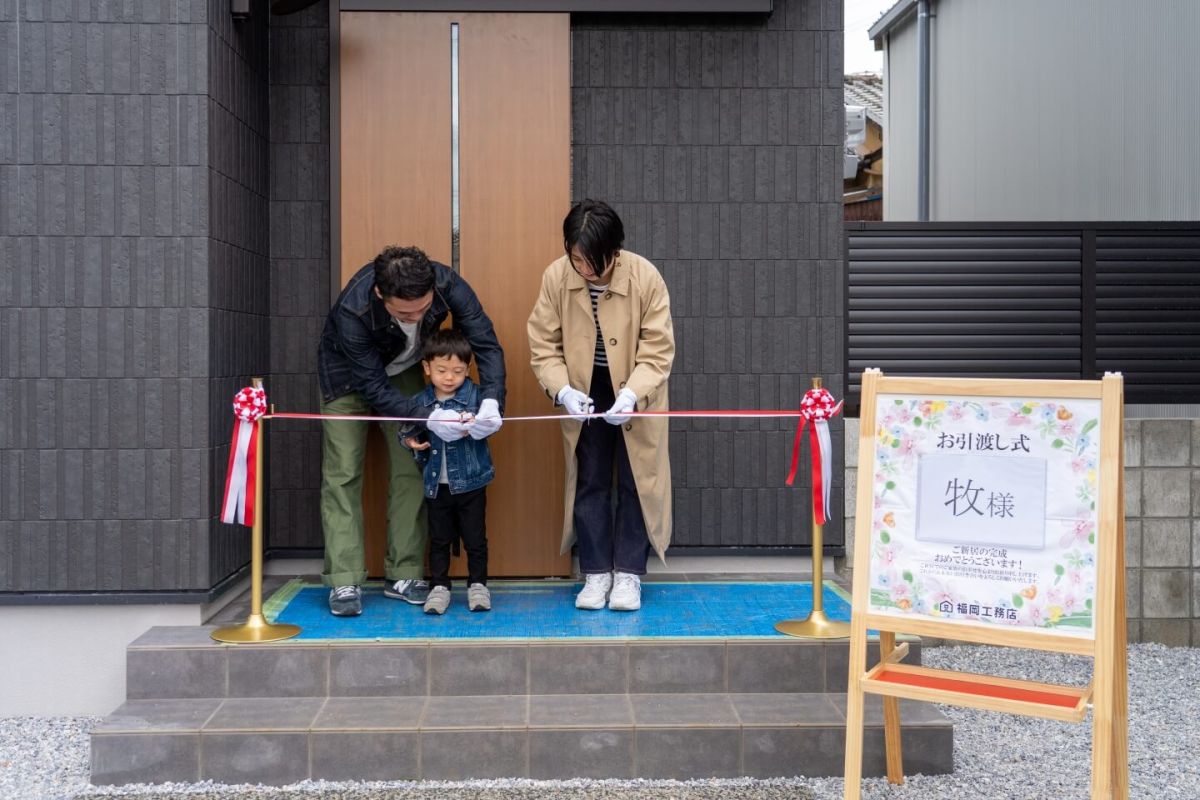 福岡県古賀市07　注文住宅建築現場リポート⑧～お引渡し式～