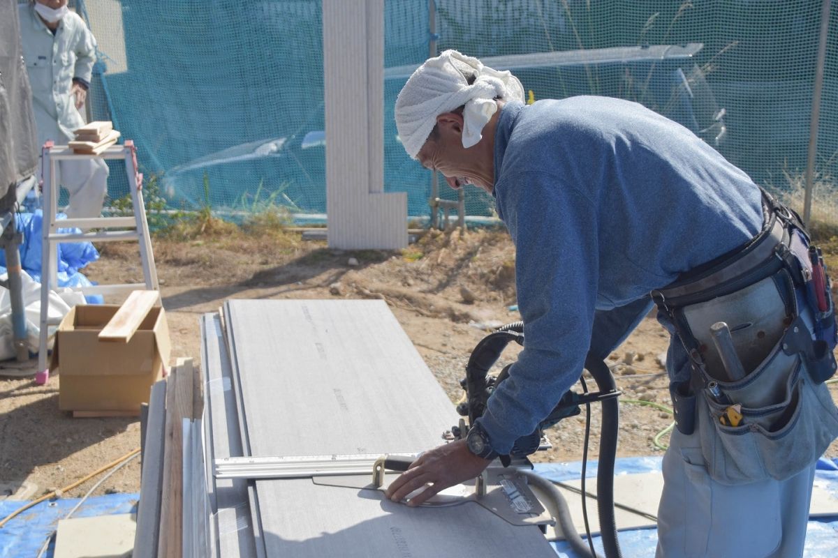 福岡県糟屋郡志免町06　注文住宅建築現場リポート⑥　～木工事・床材貼り～