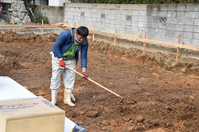 「筑紫野市07」注文住宅現場リポート②【基礎工事】【根切り】