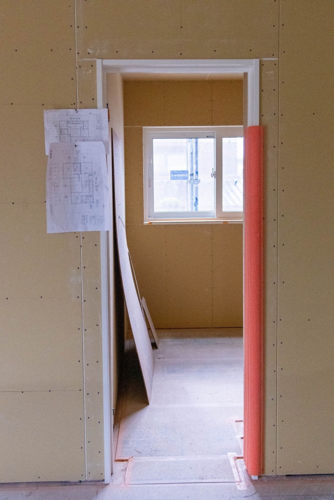 「筑紫野市08」注文住宅現場リポート⑦【木工事】【石膏ボード】