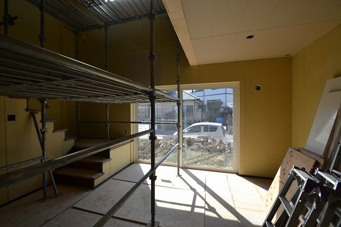 「糟屋郡02」注文住宅現場リポート⑨【左官工事】【基礎巾木】