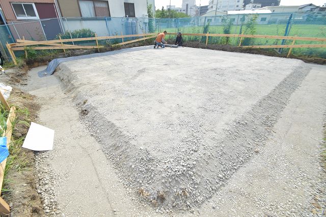 「福岡市東区05」注文住宅現場リポート③【基礎工事】【根切り】