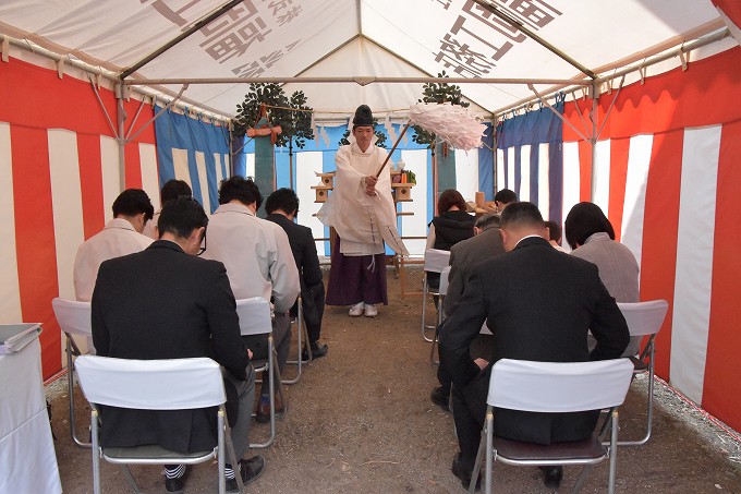 福岡県春日市03　注文住宅建築現場リポート①　～地鎮祭～