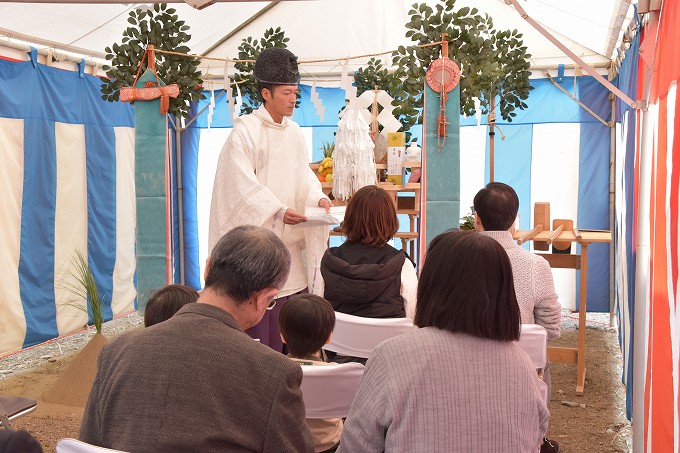 福岡県春日市03　注文住宅建築現場リポート①　～地鎮祭～