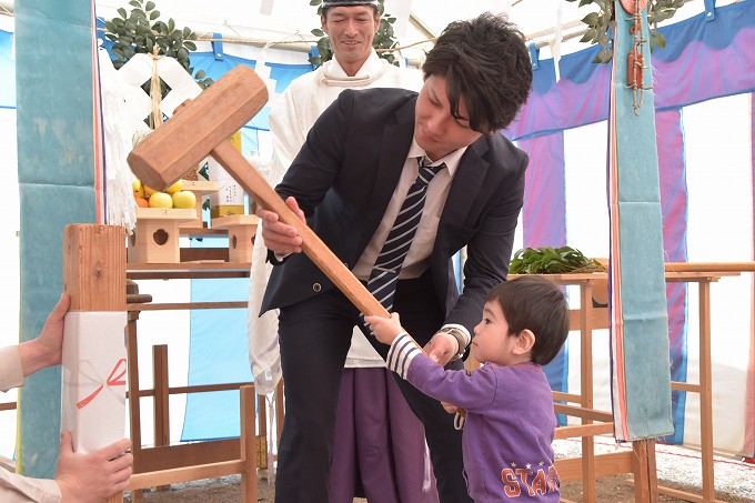 「春日市03」注文住宅現場リポート①【地鎮祭】