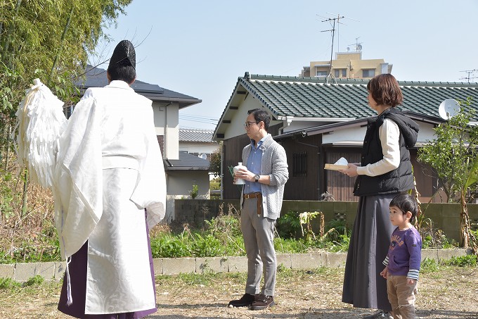 福岡県春日市03　注文住宅建築現場リポート①　～地鎮祭～