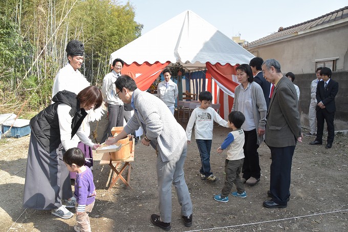 福岡県春日市03　注文住宅建築現場リポート①　～地鎮祭～