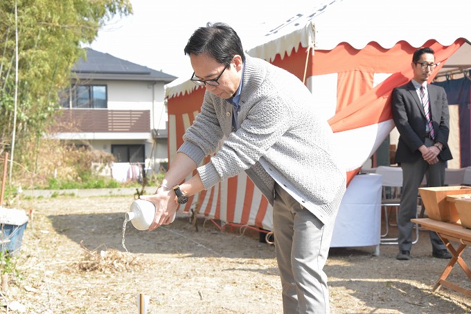 福岡県春日市03　注文住宅建築現場リポート①　～地鎮祭～