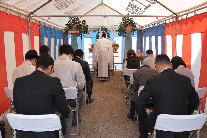 「春日市03」注文住宅現場リポート①【地鎮祭】
