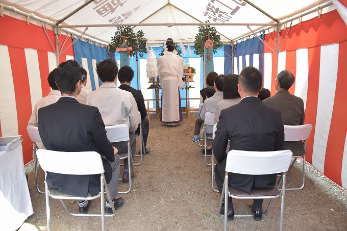 福岡県春日市03　注文住宅建築現場リポート①　～地鎮祭～