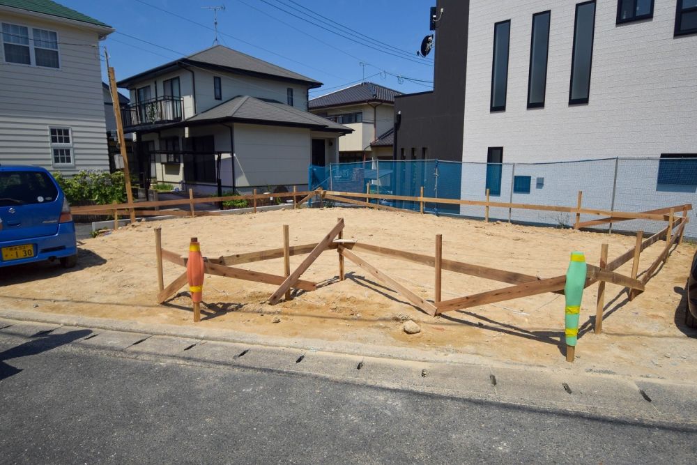 「福岡市南区23」注文住宅現場リポート②【基礎工事】【遣り方】