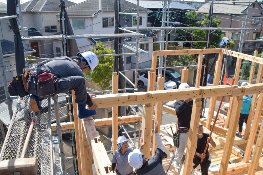 「福岡市南区23」注文住宅現場リポート⑤【上棟式】