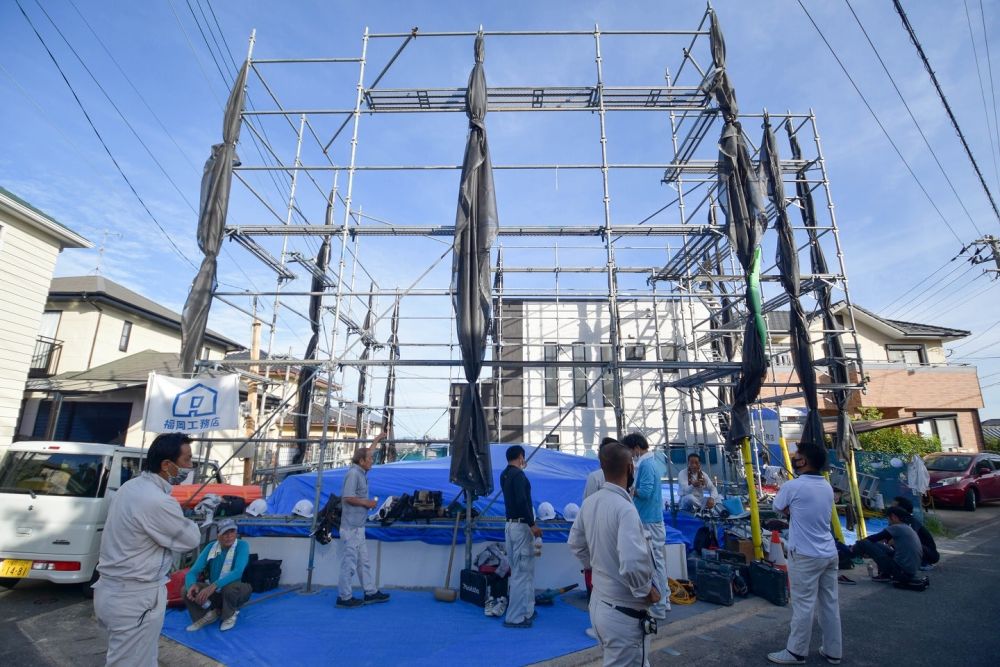 「福岡市南区23」注文住宅現場リポート⑤【上棟式】