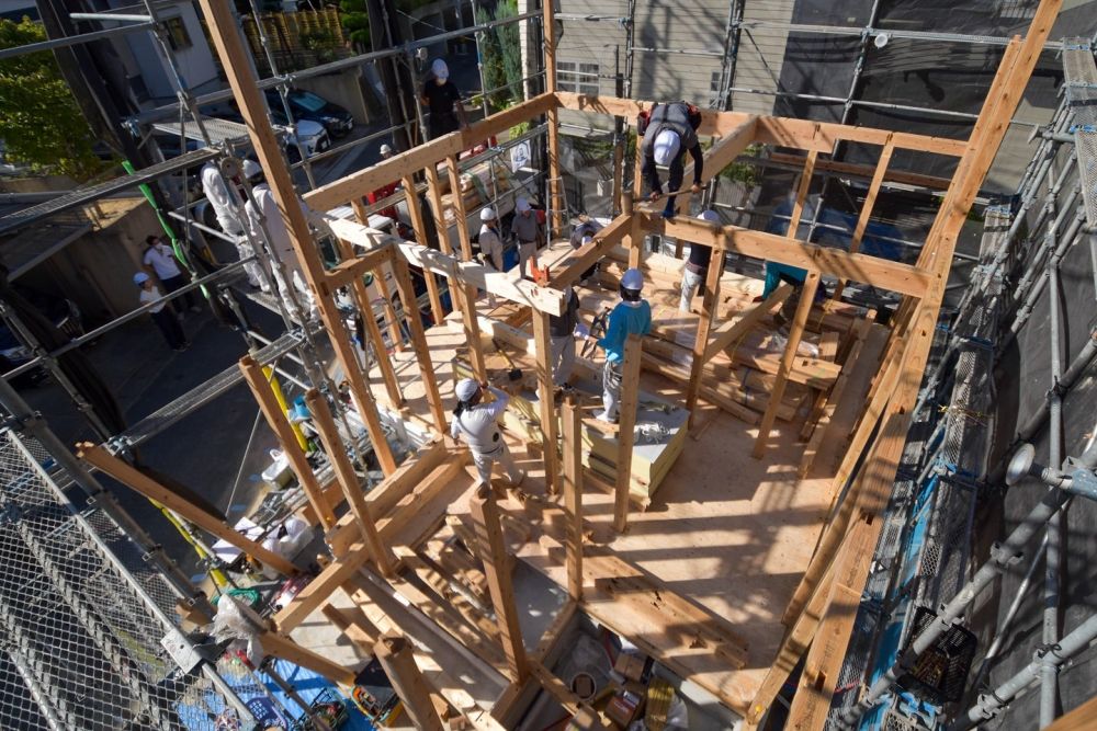 「福岡市南区23」注文住宅現場リポート⑤【上棟式】