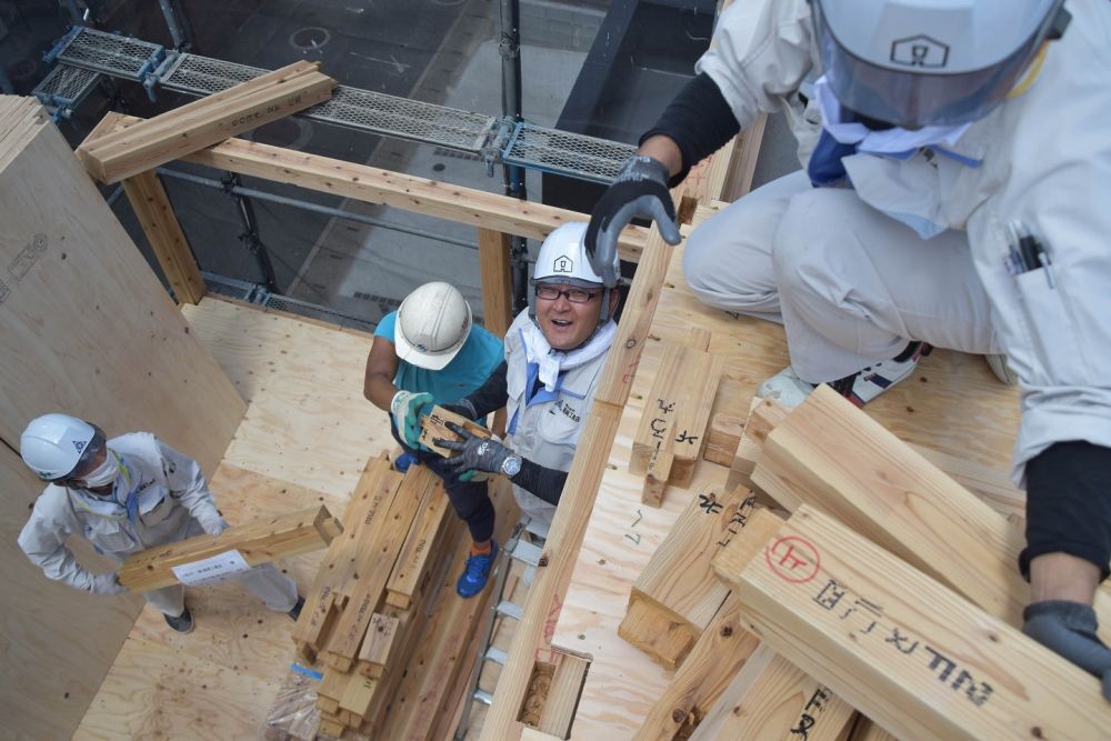 福岡市南区23　注文住宅建築現場リポート⑤　～上棟式～