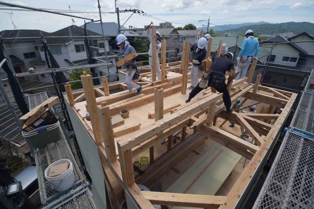 「福岡市南区23」注文住宅現場リポート⑤【上棟式】