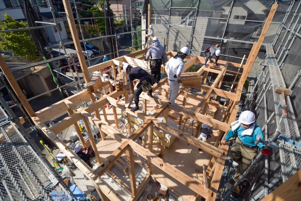 「福岡市南区23」注文住宅現場リポート⑤【上棟式】