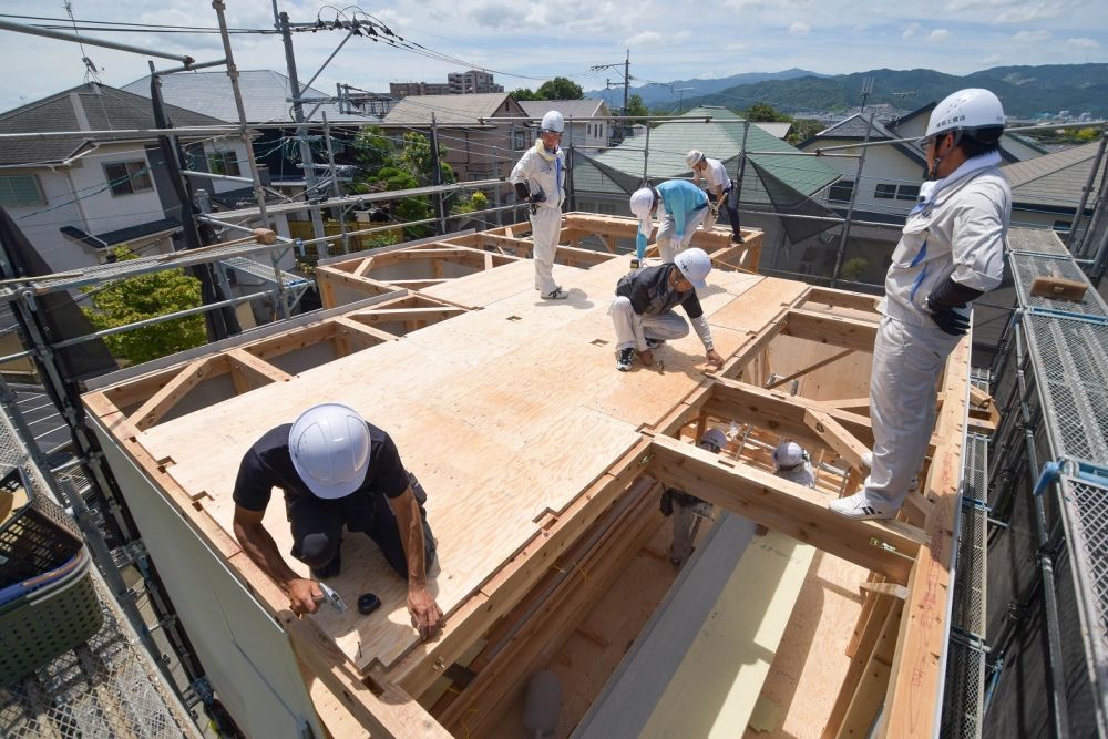 福岡市南区23　注文住宅建築現場リポート⑤　～上棟式～