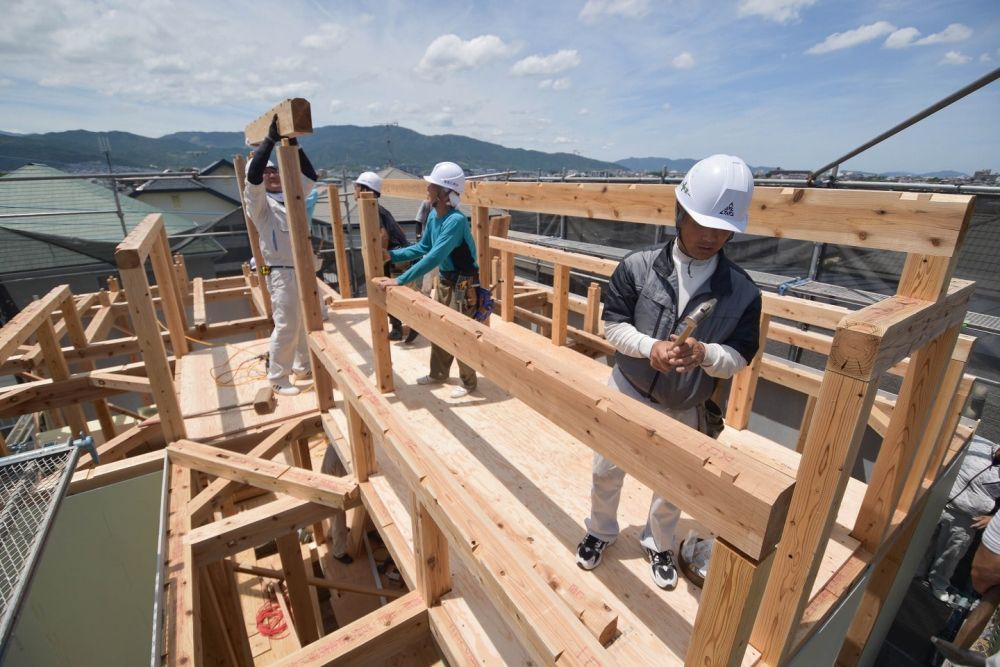 「福岡市南区23」注文住宅現場リポート⑤【上棟式】