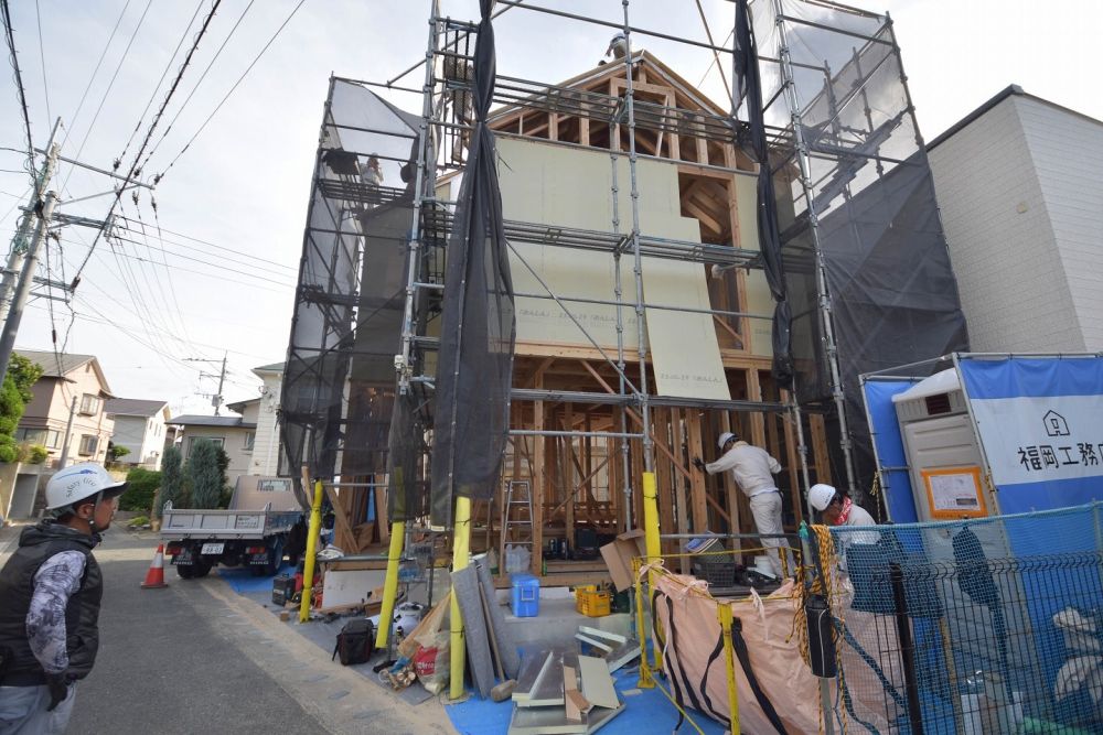 「福岡市南区23」注文住宅現場リポート⑤【上棟式】