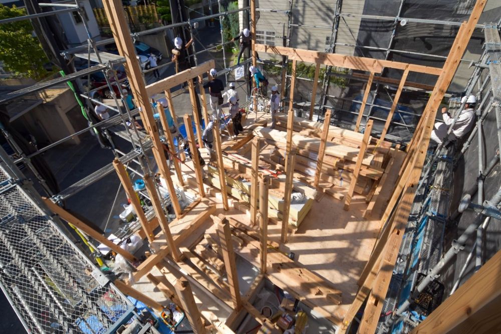 「福岡市南区23」注文住宅現場リポート⑤【上棟式】