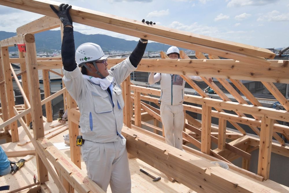 福岡市南区23　注文住宅建築現場リポート⑤　～上棟式～