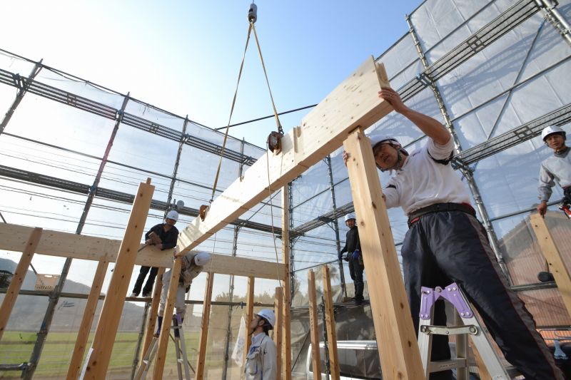 福岡県筑紫野市02　注文住宅建築現場リポート⑤　～上棟式～