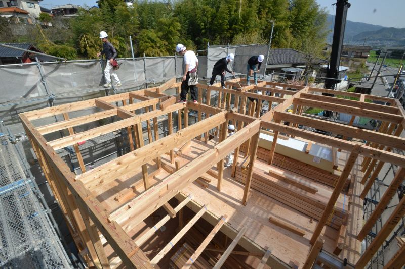 「筑紫野市02」注文住宅現場リポート⑤【上棟式】