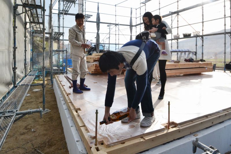 「筑紫野市02」注文住宅現場リポート⑤【上棟式】