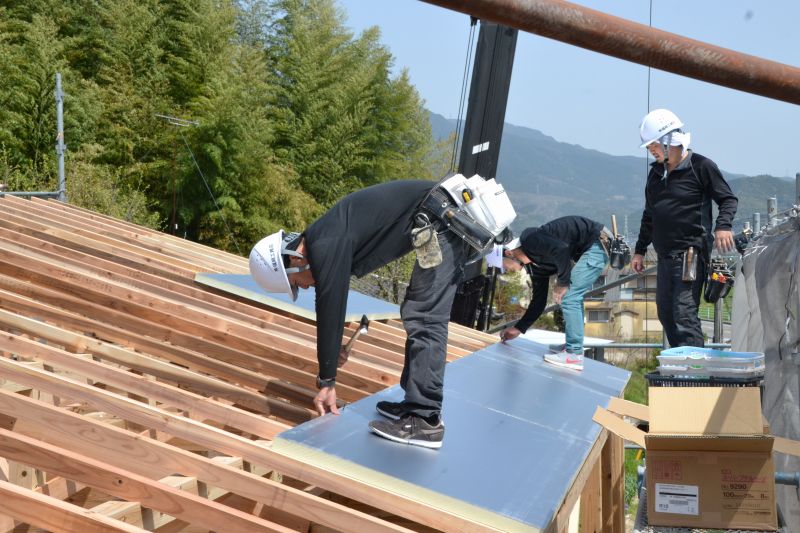 福岡県筑紫野市02　注文住宅建築現場リポート⑤　～上棟式～