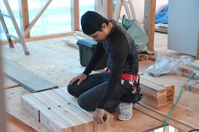 「福岡市東区06」注文住宅現場リポート⑤【木工事】【下地】
