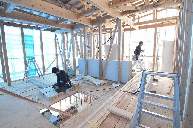 「福岡市東区06」注文住宅現場リポート⑤【木工事】【下地】