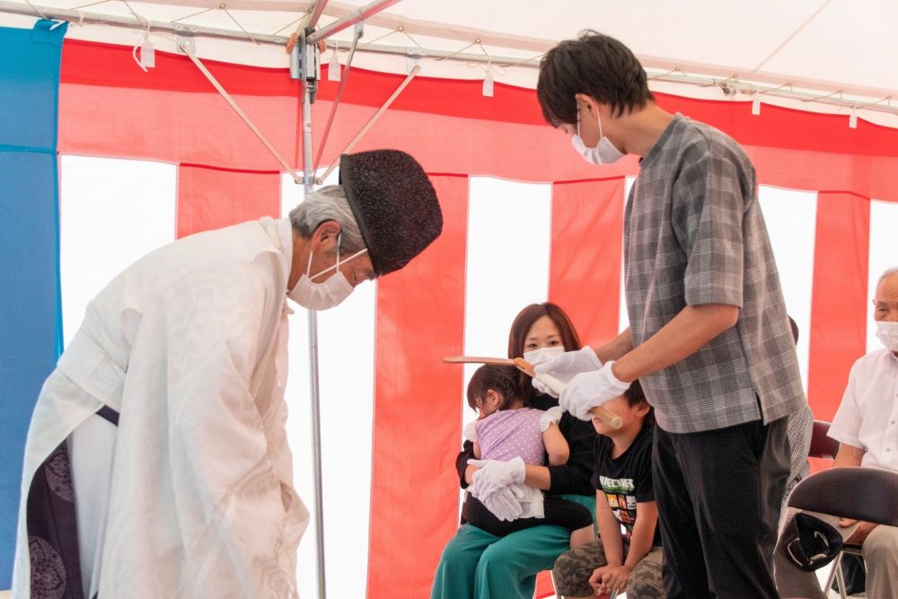 福岡県那珂川市06　注文住宅建築現場リポート①　～地鎮祭～