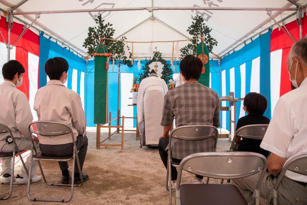 「那珂川市06」注文住宅現場リポート①【地鎮祭】
